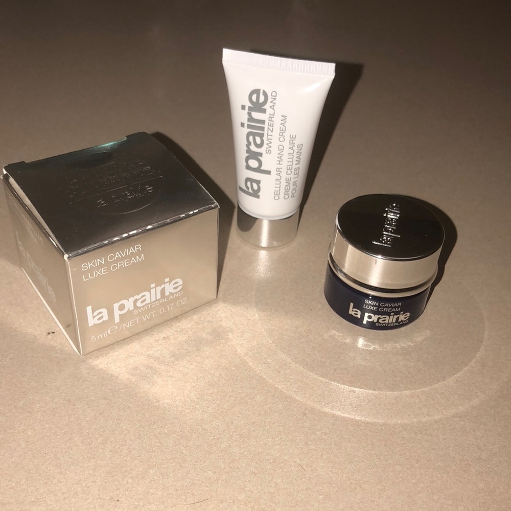 la prairie skin caviar and hand cream travel set